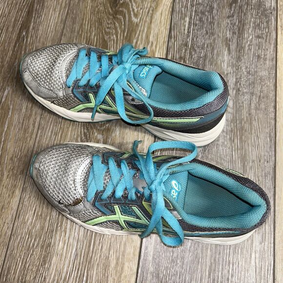 Asics Gel Contend-3 Women's Size US 6 Gray Teal Blue Running Sneaker Shoes - Picture 8 of 13